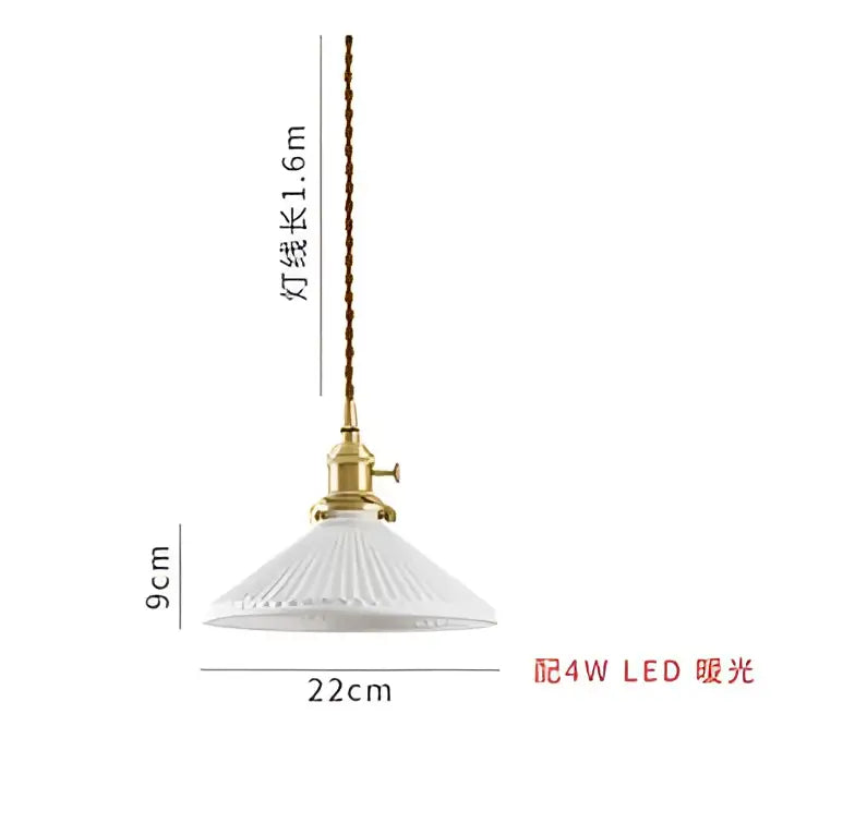 White ribbed glass pendant light with brass fixture and chain for decorbites blue glass pendant bedroom decor