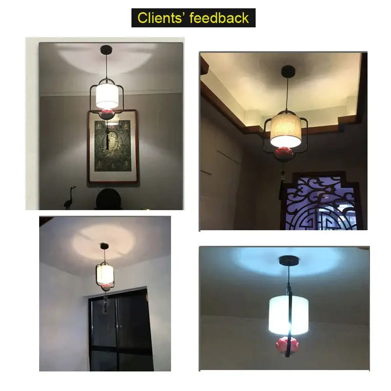 Black metal frame decorbites cloth chandelier with white fabric shade and pink detail for bedroom dining corridor