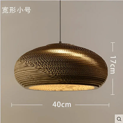 Gold-toned decorbites pendant lights with woven paper honeycomb dome design for personalized home decor luminaire