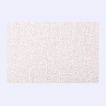 Beige linen-textured rectangular placemat from decorbites christmas decor placemat set for elegant home dining experience