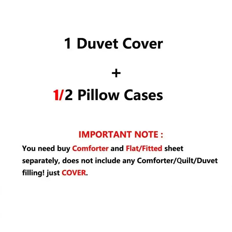 One duvet cover with half pillow cases included in the DecorBites™ Cinnamoroll cartoon bedding set for cute home decor