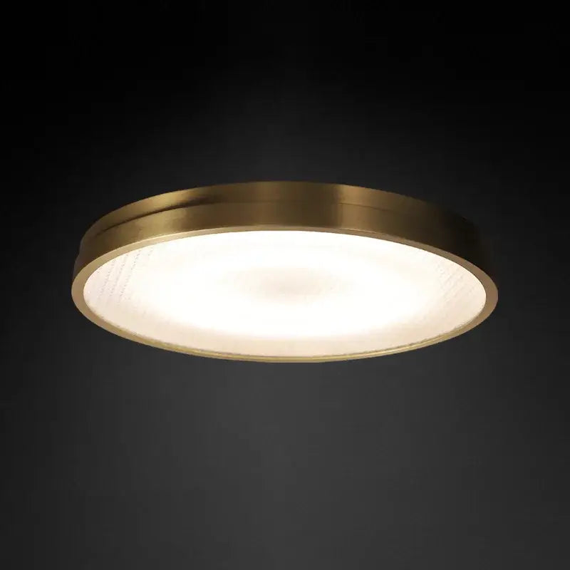 DecorBites™ Copper Ceiling Lamp: Modern Round Surface Mounted Lighting for Bedroom