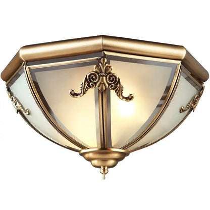 DecorBites™ Copper Ceiling Light for Balcony, Garage, Staircase & Storage Room