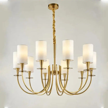 DecorBites™ Copper Chandelier Lights for Living Room, Kitchen, and Bedroom