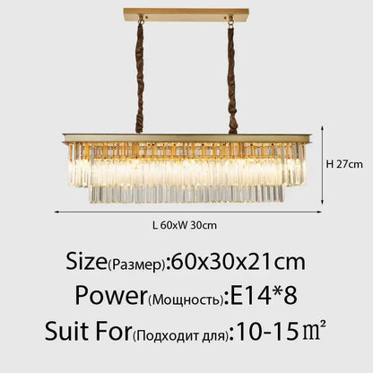 Gold-toned decorbites crystal ceiling chandelier with cascading clear crystal prisms suspended by twisted bronze chains