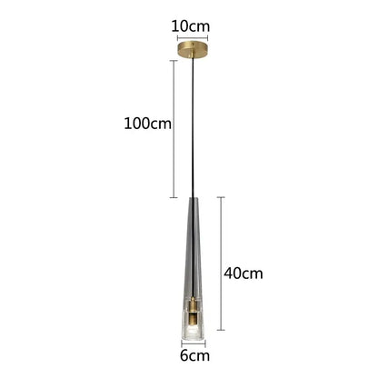A decorbites crystal copper chandelier pendant light with clear glass body and gold-toned metal accents for living room
