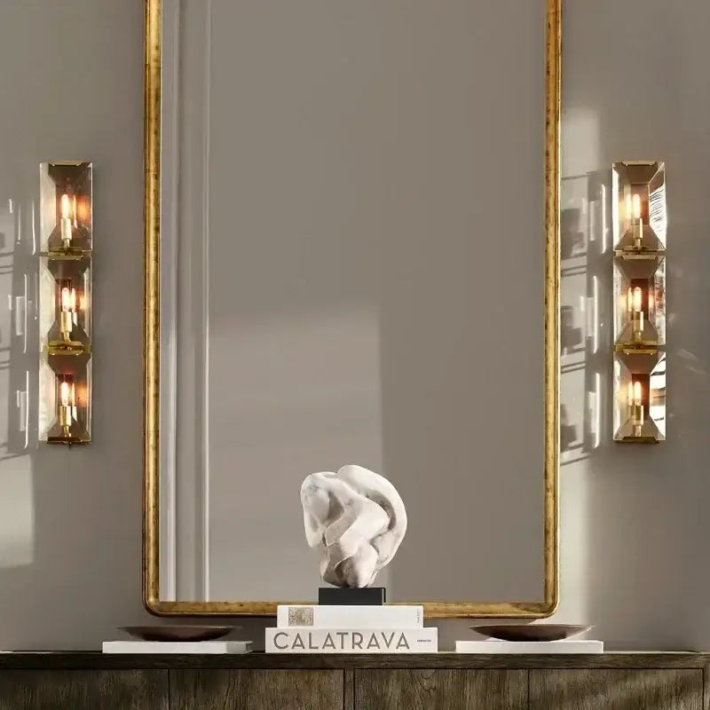 DecorBites™ Crystal LED Wall Sconces - Retro Style Bedroom Living Room Wall Lamp