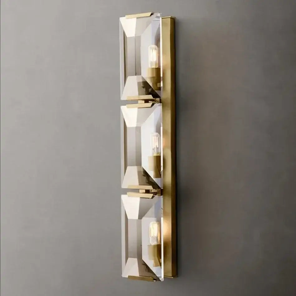 DecorBites™ Crystal LED Wall Sconces - Retro Style Bedroom Living Room Wall Lamp