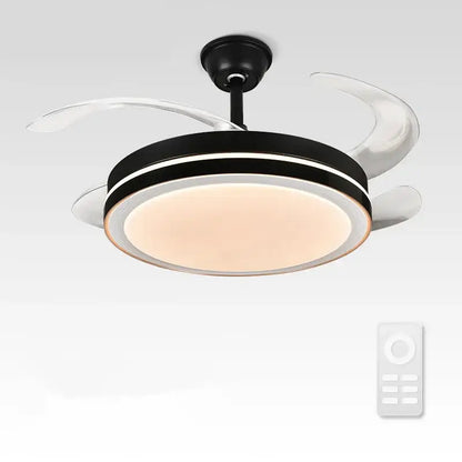 DecorBites™ Crystal Light Ceiling Fan with Remote Control – Modern Chandelier Vintage Style