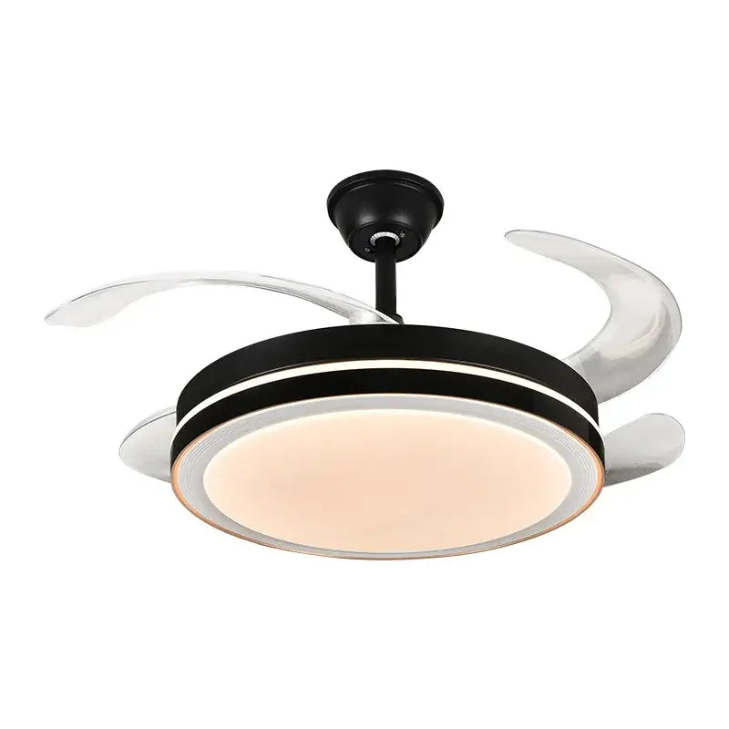 DecorBites™ Crystal Light Ceiling Fan with Remote Control – Modern Chandelier Vintage Style