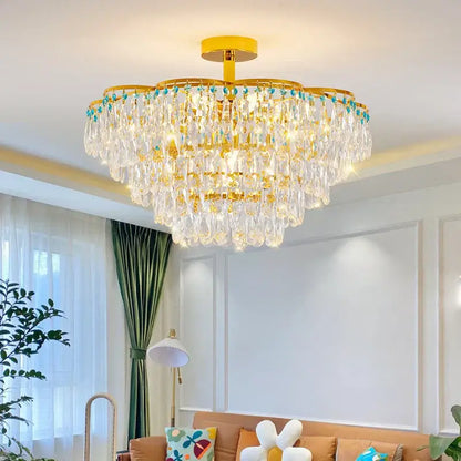 DecorBites™ Crystal Light: Elegant Chandelier for Living Room, Dining Room & Bedroom
