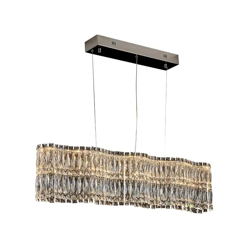 DecorBites™ Crystal Luxe Chandelier for Modern Living Room, High-End Restaurant Light