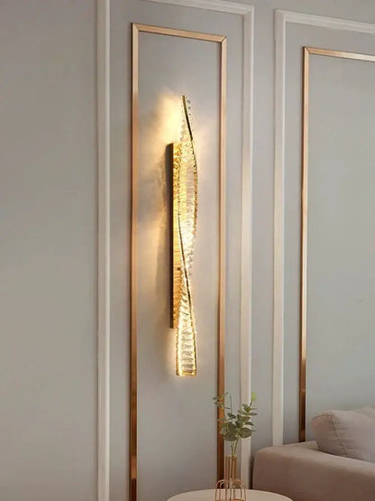 DecorBites™ Crystal Luxe Wall Sconce - Glamorous Bedroom & Bathroom Lighting