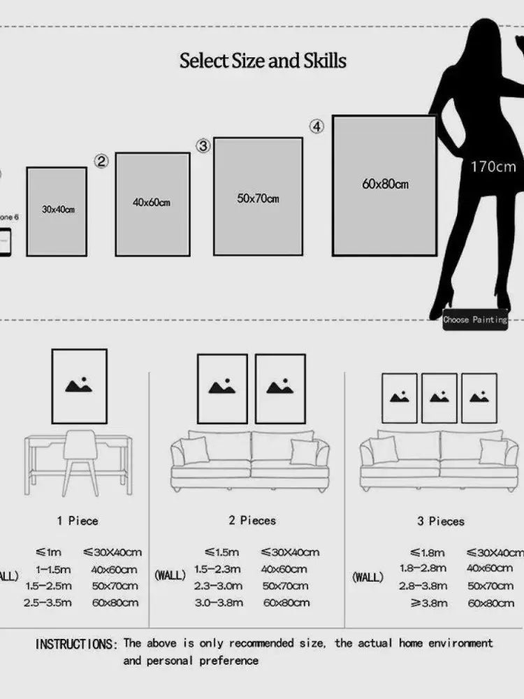 Minimalist black-and-white line art of a woman with framed canvas size options for DecorBites Eminem music star wall art