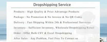 White rectangular dropshipping ad for decorbites gold metal trumpet flower stand vases with product features and order options