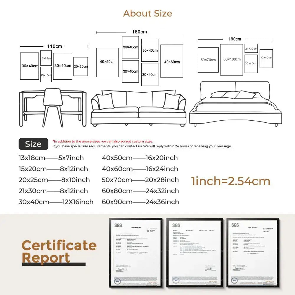 Decorbites™ islamic calligraphy wall art set with black framed dhikr tasbih calligraphy certificate reports