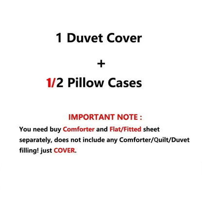 One duvet cover with half pillow cases included in the DecorBites™ kawaii Cinnamoroll bedding set for dorm decor