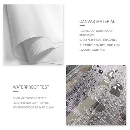 White canvas print cloth with fine smooth texture and waterproof properties for haikyuu anime canvas wall art decorbites kids poster