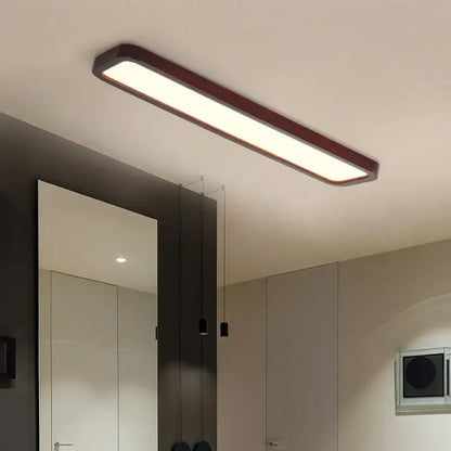 Modern nordic decorbites led ceiling lights with sleek dark brown frame and bright white led illumination for living room