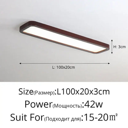 Modern dark brown framed decorbites led ceiling lights with bright white illumination for kitchen and living room use