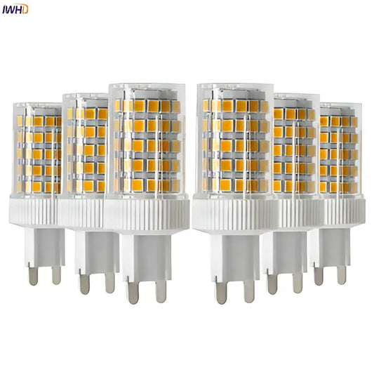Decorbites led ceramic 4w g9 bulb with a clear glass casing and warm yellow glow dimmable 320lm replace halogen