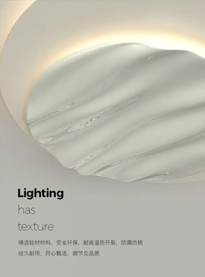 DecorBites led chandelier ceiling light with sleek curved polished aluminum design for modern bedroom and dining room