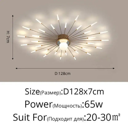 Modern ceiling lighting fixture by decorbites led chandelier with brass base and frosted white cylindrical led bulbs