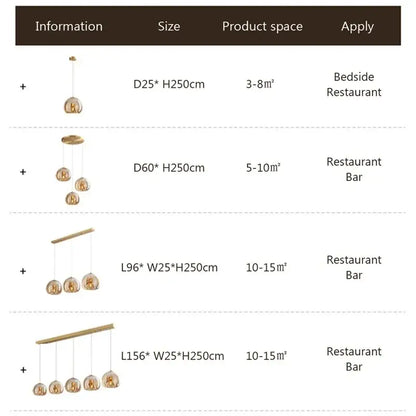Gold-toned spherical decorbites led glass pendant light with modern minimalist design for luxury hanging illumination