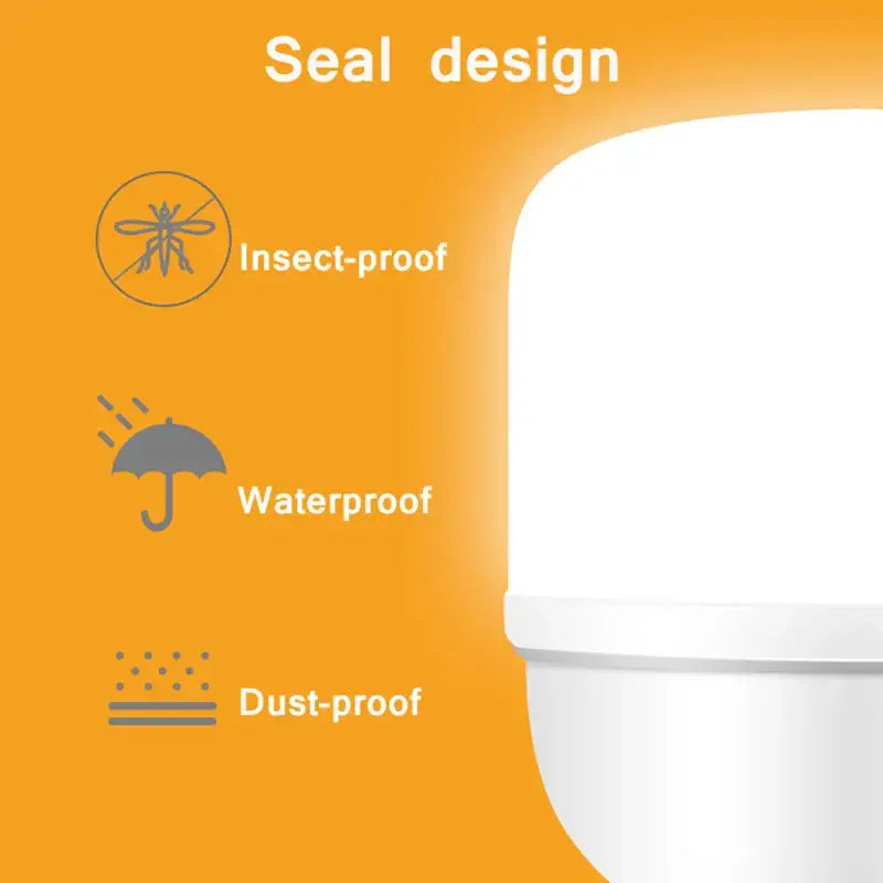 White sleek cylindrical DecorBites™ led highlight lamps with sealed insect-proof waterproof and dust-proof design for home decor