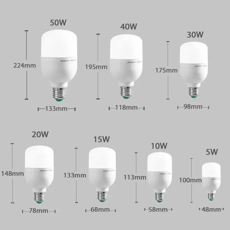 White decorbites led highlight lamps with frosted glass body and metallic screw base in varying wattages for home decor