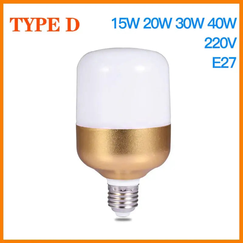 DecorBites™ white and gold led indoor ceiling lamp with frosted glass body and e27 screw base for living room lighting