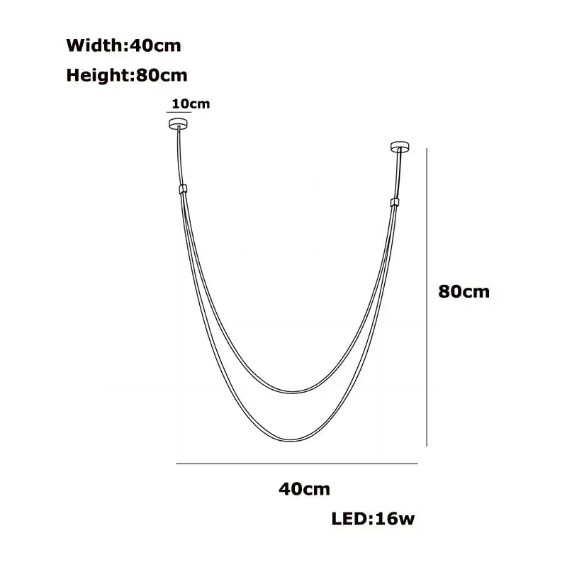 Modern double-tiered decorbites™ leather belt chandelier with sleek metallic finish and 16w led bulb for living room