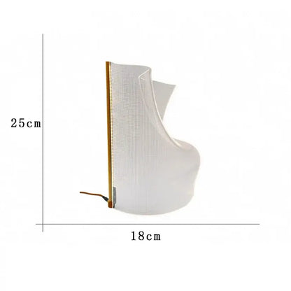 Decorbites led modern floor lamp with white mesh shade and gold frame for luxury living room decoration