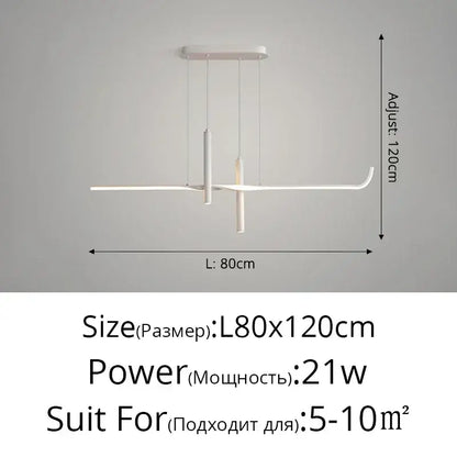 Modern white minimalist decorbites led pendant light with sleek geometric design and adjustable hanging length for home decor