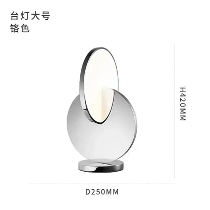 A sleek modern decorbites led pendant light with brushed metallic finish and overlapping circular glass panels for home decoration