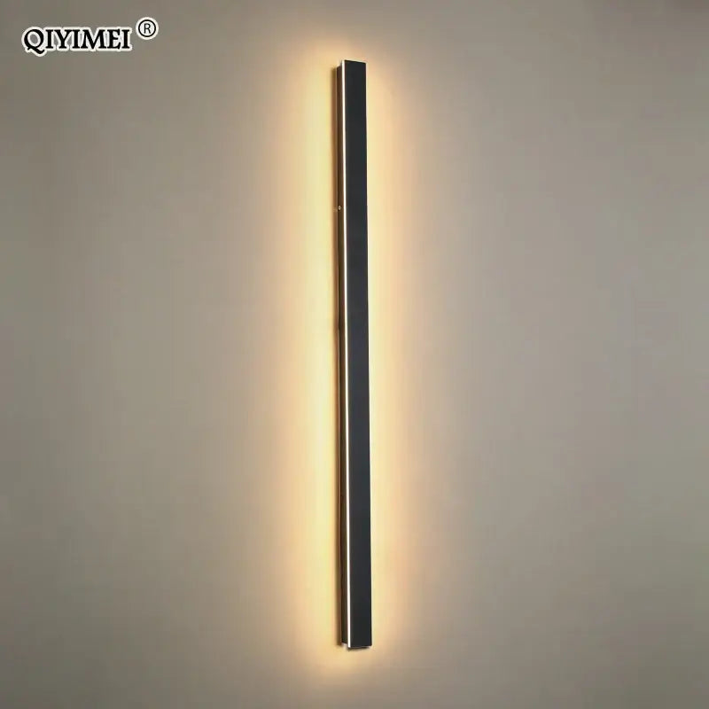 Modern black rectangular decorbites led porch light with sleek minimalist design and warm ambient lighting for outdoor use