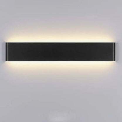 Black decorbites led rectangle wall lamp with sleek modern design and warm ambient lighting for indoor use