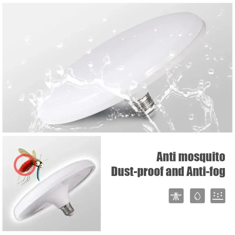 Decorbites™ white oval led ceiling light bulb with frosted glass cover and metallic screw base for indoor lighting
