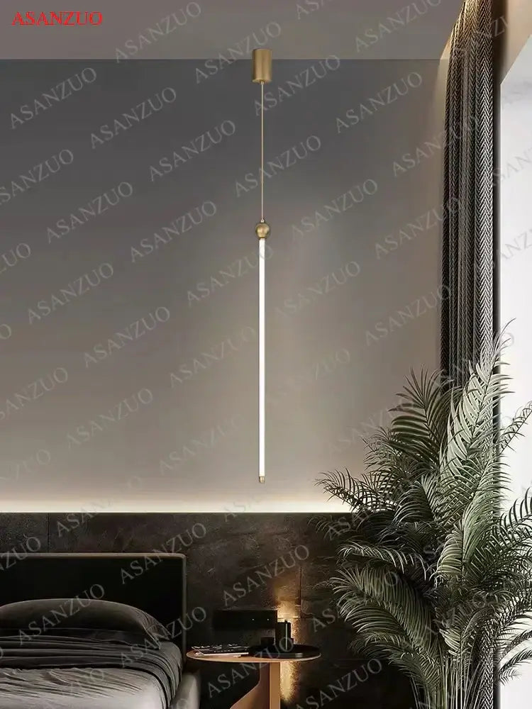 DecorBites™ LED Strip Pendant Lamp for Dining Kitchen Bedroom, Minimalist Design