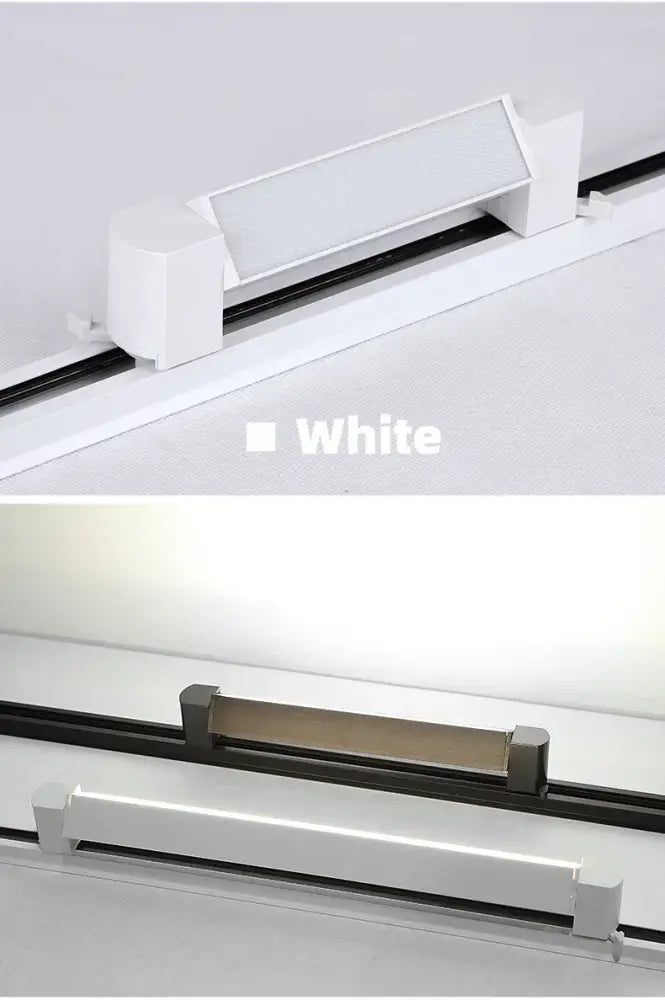 Decorbites™ white led track light set with slim profile and modern design for home decor lighting solutions