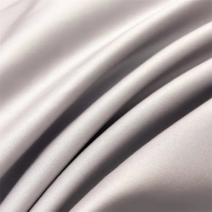 Silk-like silver-gray 1000tc egyptian cotton duvet cover with smooth lustrous finish from decorbites luxurious bedding set