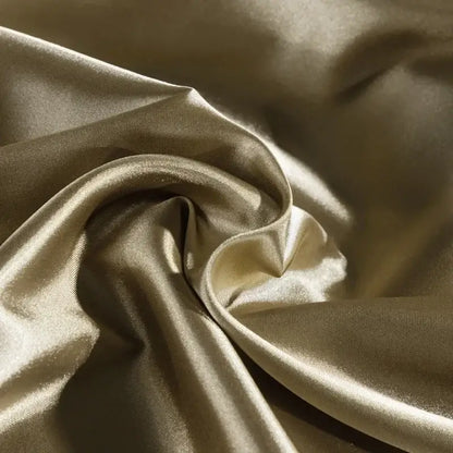Luxurious gold satin duvet cover from decorbites™ nordic silk bedding set with smooth glossy finish for width bed