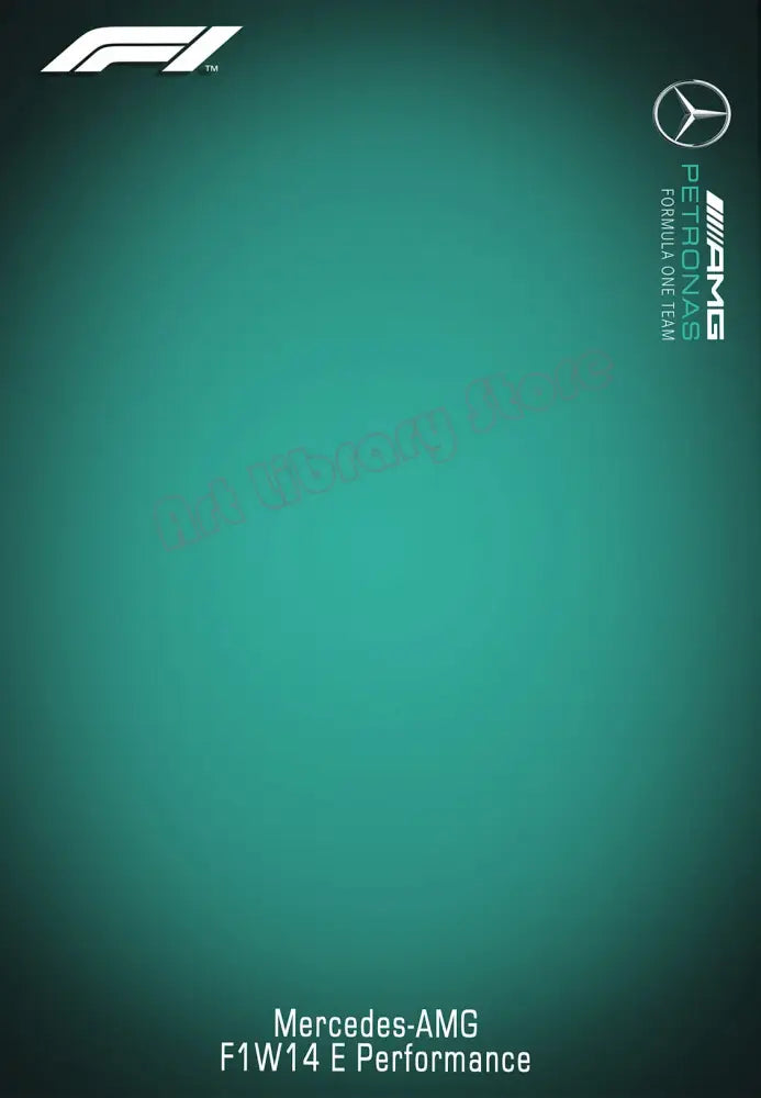 Decorbites™ minimalist formula 1 canvas wall art featuring a sleek silver and black mercedes-amg f1 w14 e performance car