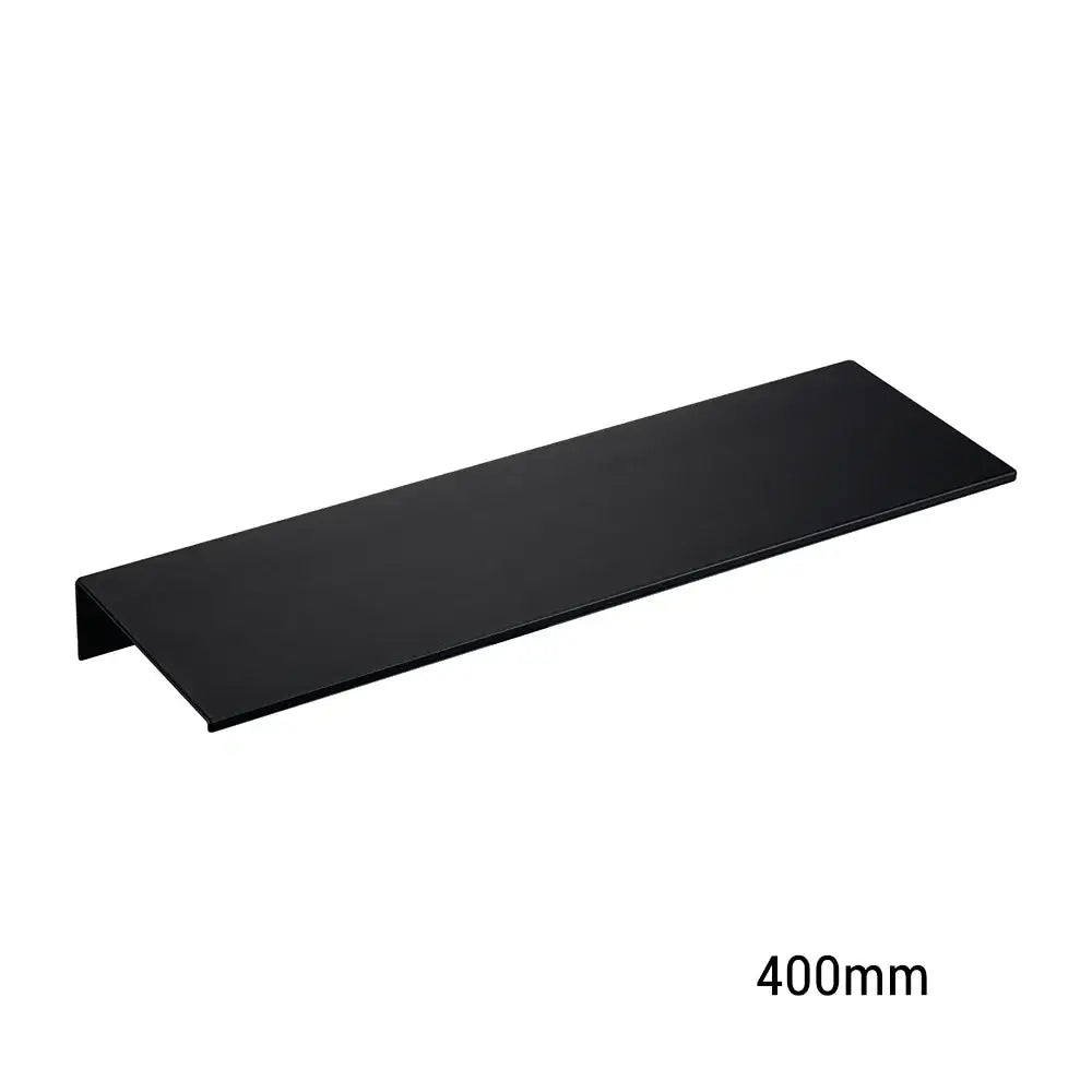 DecorBites™ modern black matte organizer shelf 400mm made of aluminum alloy for wall-mounted storage