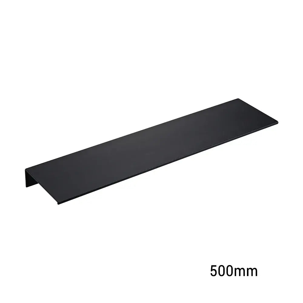 Decorbites™ modern black matte finished aluminum alloy organizer shelf 500mm for wall-mounted use