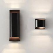 Modern black and bronze decorbites wall lamp with sleek minimalist design and modern brass led lighting features