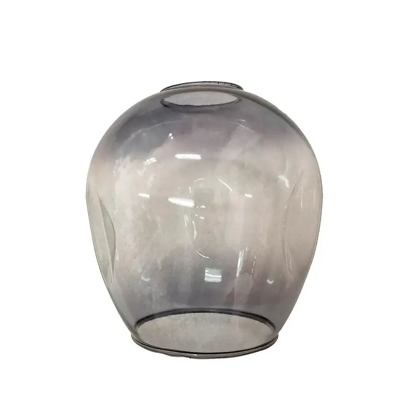 Decorbites modern glass ball pendant chandelier with a translucent gray nordic glass ball lampshade in black gold finish