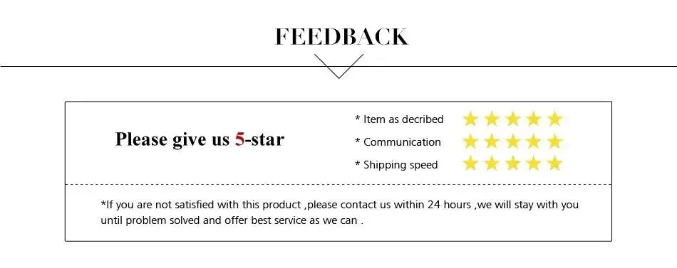 Feedback form for decorbites™ modern hanging glass vase rating item description communication and shipping speed