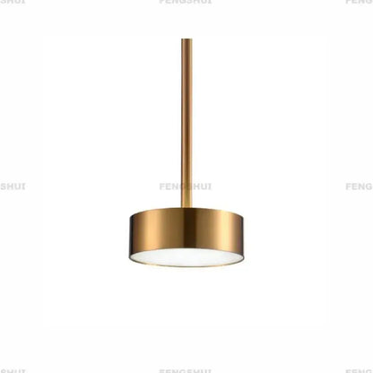 DecorBites™ modern LED bubble chandelier with brushed gold cylindrical pendant and frosted glass diffuser for living room decor led