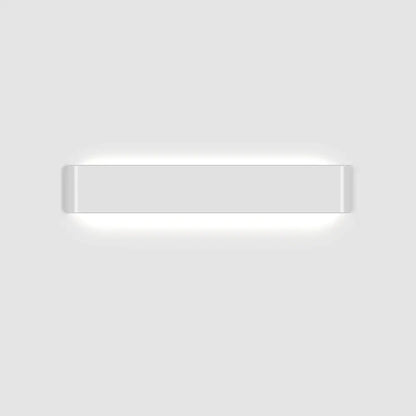 Minimalist white rectangular decorbites™ modern metal wall sconce with sleek design ideal for modern metal wall sconces
